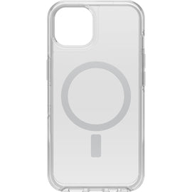 OTTERBOX Apple iPhone 13 Symmetry Series + Clear Antimicrobial Case for MagSafe - Ant Clear (77-85644) - Wireless charging compatible