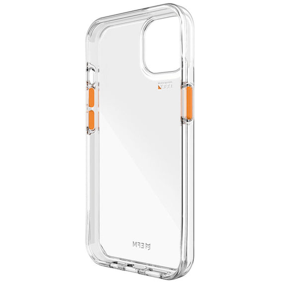 FORCE TECHNOLOGY Aspen Case for Apple iPhone 13 Mini - Clear EFCDUAE191CLE, Antimicrobial, Compatible with MagSafe*, 6m Drop Tested, Shock & Drop Protection