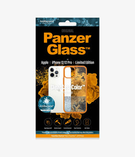 PANZER GLASS ClearCaseColor Apple iPhone 12/12 Pro - PanzerGlass Orange Limited Edition (0283) Most powerful ClearCase  ever