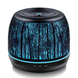 activiva 500ml Metal Essential Oil and Aroma Diffuser-Black