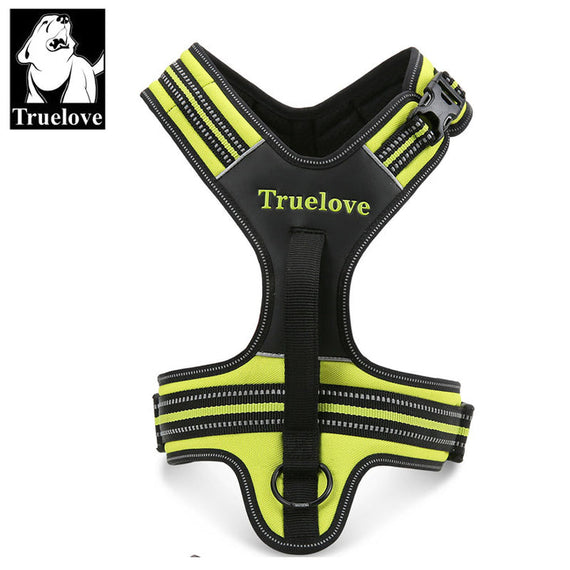 Reflective Heavy Duty Harness Neon Yellow S