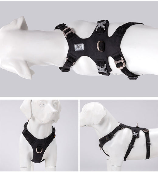 Whinhyepet Harness Black XL