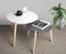 Bianco Nesting Round Coffee Table Side Table Set Of 2