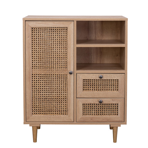 Natura Rattan Buffet Sideboard Storage Cabinet Hallway Table With Drawers