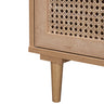 Natura Rattan TV Stand Entertainment Unit With 2 Doors & Shelves