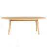 Lucina Japaness Style Bamboo Oval Coffee Table