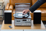 Audio Home Entertainment System (Brown) CDs, Vinyl, Bluetooth & More