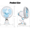 6" Oscillating Fan For Hydroponics Grow Tent