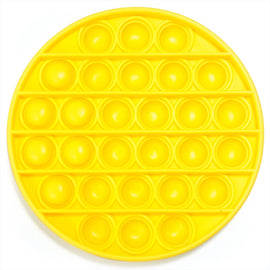 Yellow Round Push And Pop