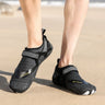 Men Women Water Shoes Barefoot Quick Dry Aqua Sports Shoes - Black Size EU42 = US8