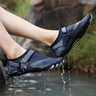 Men Women Water Shoes Barefoot Quick Dry Aqua Sports Shoes - Blue Size EU37 = US4