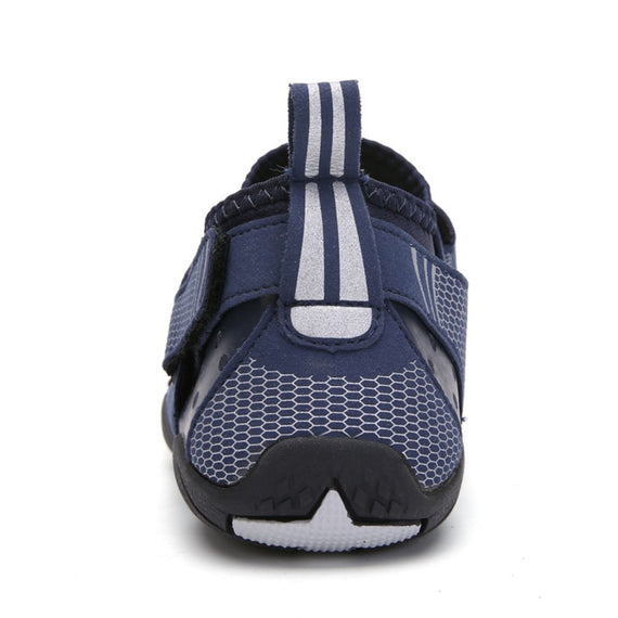 Men Women Water Shoes Barefoot Quick Dry Aqua Sports Shoes - Blue Size EU38 = US5