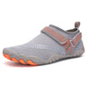 Men Women Water Shoes Barefoot Quick Dry Aqua Sports Shoes - Grey Size EU37 = US4