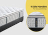 KINGSTON Mattress Double Medium Firm Box Pocket Spring Memory Foam Euro Top 34CM