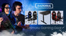 OVERDRIVE Gaming Desk 139cm PC Table Setup Computer Carbon Fiber Style Black