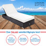 LONDON RATTAN Wicker Premium Outdoor Sun Lounge Pool Furniture Bed