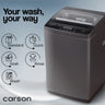 CARSON 9kg Top Load Washing Machine Home Laundry Clothes Washer Dry Wash Grey