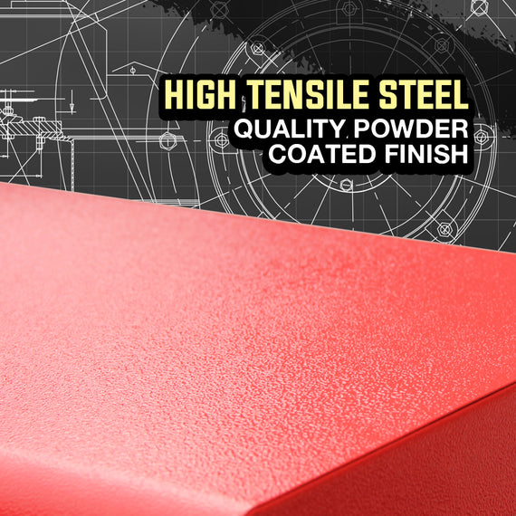BULLET Tool Kit Chest Cabinet Box Set Storage Metal Wheels Rolling Drawers Steel Red