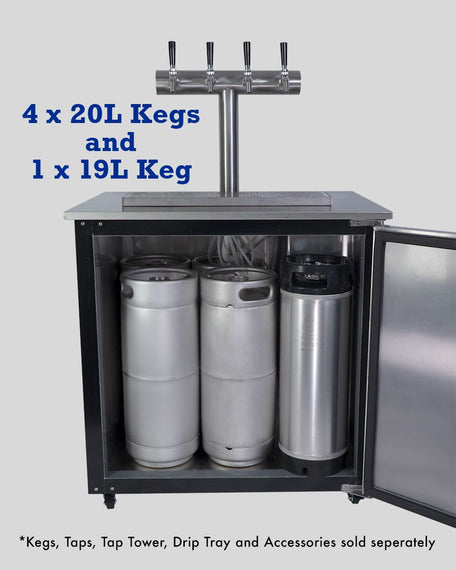 Keg King - KegMaster Solstice - 6 Keg 12volt DC Kegerator