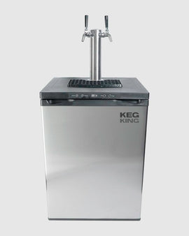 Keg King - Kegmaster Series XL Kegerator - Fastap Double Tap