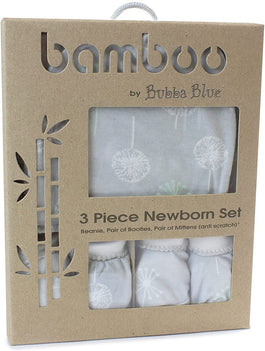 Bubba Blue Mint Meadow 3Pc Layette Set