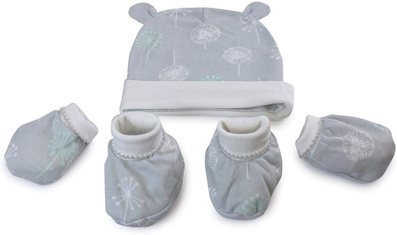 Bubba Blue Mint Meadow 3Pc Layette Set