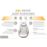 Bubba Blue Air+ Infant Sleep Positioner with Head Rest White 100576