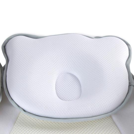 Bubba Blue Air+ Infant Sleep Positioner with Head Rest White 100576