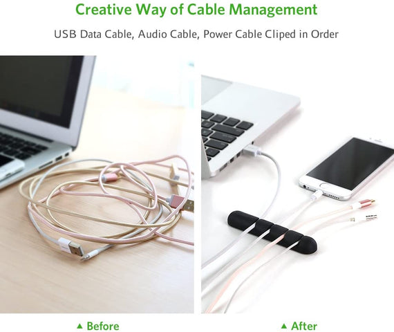UGREEN 4 Slots Cable Management Desk Organizer (2pcs/pack) - 30762