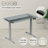 EKKIO Adjustable Desk Riser Frame - Two Leg Stand (Grey) EK-DRF-101-NT