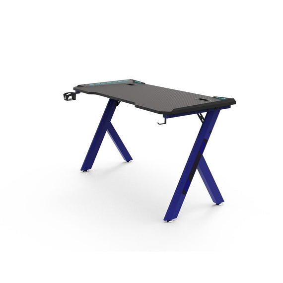 EKKIO RGB Gaming Desk Y Shape Blue 140cm EK-GD-103-AL