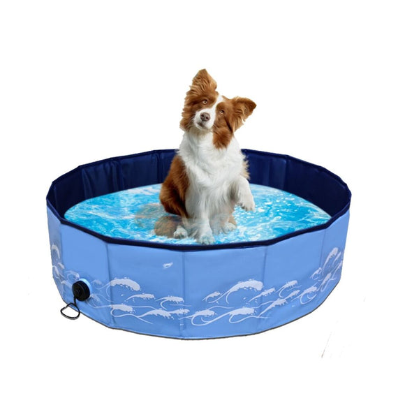 Floofi Pet Pool 120cm*30cm XL Blue Wave FI-SB-108-HR