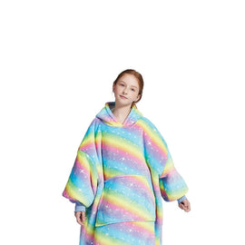 GOMINIMO Hoodie Blanket Kids Rainbow HM-HB-115-AYS