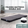 GOMINIMO 3 Fold Folding Mattress Double Dark Grey GO-FM-102-EON