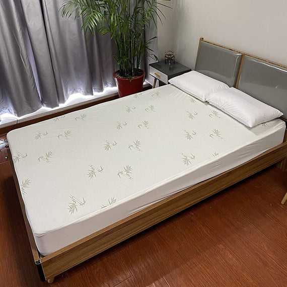 Gominimo Bamboo Jacquard Mattress Protector Double GO-MP-118-TC