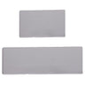 GOMINIMO PVC Kitchen Mat 2pcs Set Grey GO-MT-101-DA