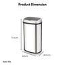 MIRAKLASS Sensor Bin 60L Mirror Oval MK-SB-100-JR