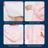 GOMINIMO Hoodie Blanket Light Pink Polka Dot HM-HB-101-AYS