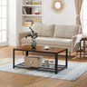 VASAGLE Coffee Table Rustic Brown LCT61X