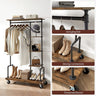 VASAGLE Clothes Rack Rustic Brown HSR66BX