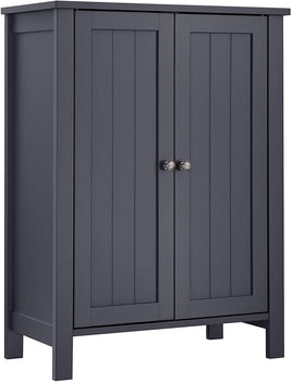 VASAGLE Floor Cabinet with 2 Doors Gray BCB60GY