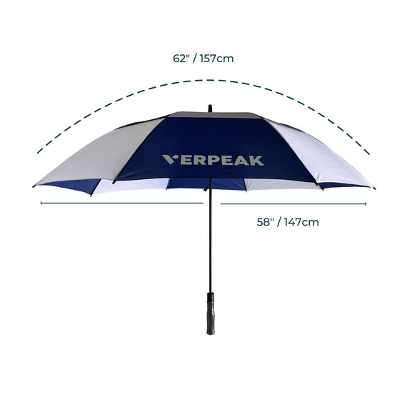 Verpeak Golf Umbrella Blue & White 62" VP-UA-102-HD