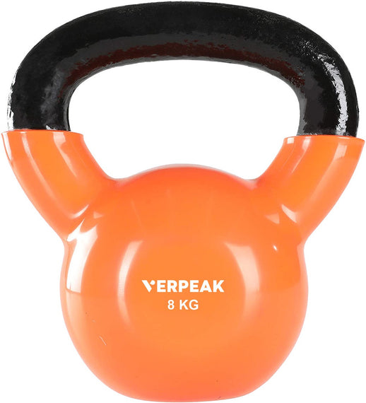 Verpeak Vinyl Kettlebell 8kg Orange VP-KB-126-AC