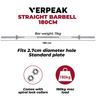 Verpeak Standard Barbell 180CM Straight VP-BB-112-AC