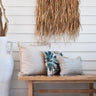 Cushion Cover-Coastal Fringe-Paint Stripes Smoke-35cm x 50cm