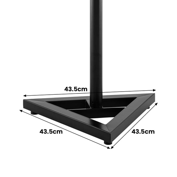 Karrera Adjustable Floor Speaker Stand Surround Sound - Black