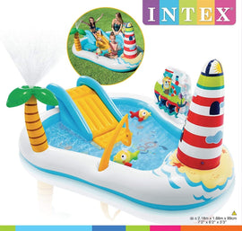 INTEX  Fishing Fun Play Center Inflatable Kiddie Pool 57162NP