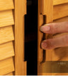 10 Tier Bamboo Large Capacity Storage Shelf Shoe Rack Cabinet 4 Doors 1 Drawer