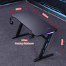 120cm RGB Gaming Desk Desktop PC Computer Desks Desktop Racing Table Office Laptop Home AU