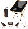 Ultralight Aluminum Alloy Folding Camping Camp Chair Outdoor Hiking Patio Backpacking Sky